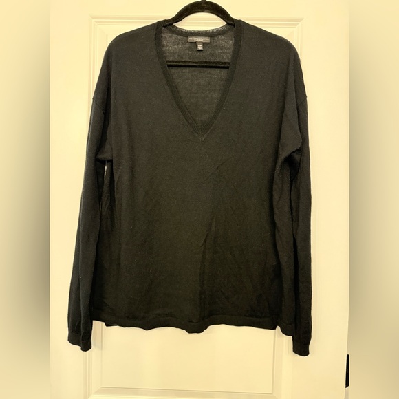 Lane Bryant Fine Merino Collection Black V-Neck Sweater Size 18/20 - Picture 1 of 4